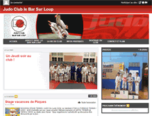 Tablet Screenshot of judobarsurloup.com